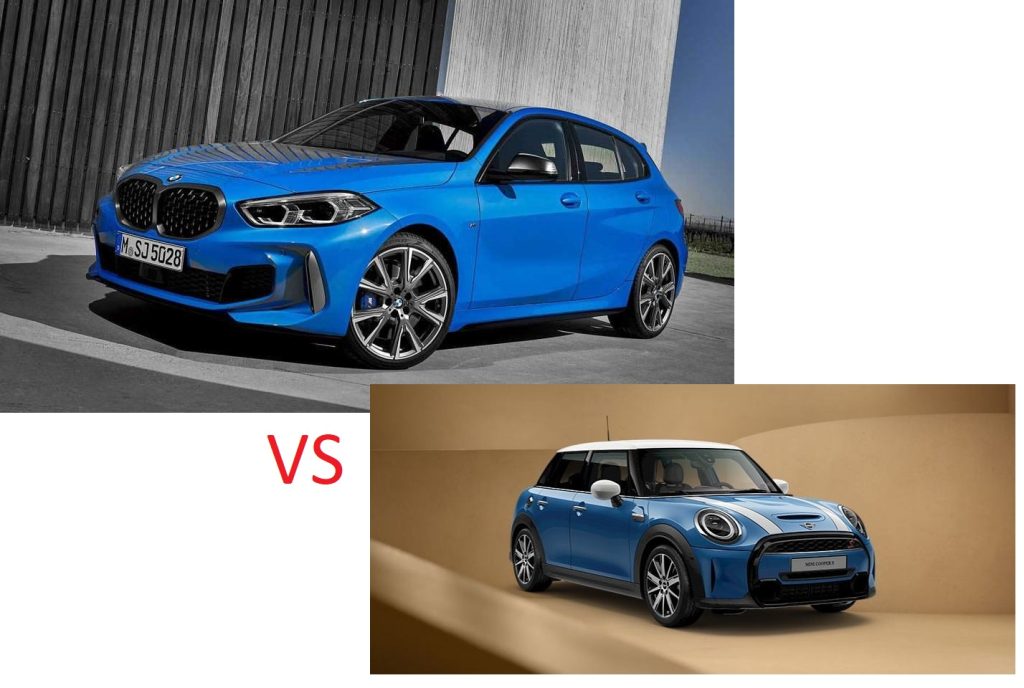 MINI 5 DOOR VS BMW SERIES 1