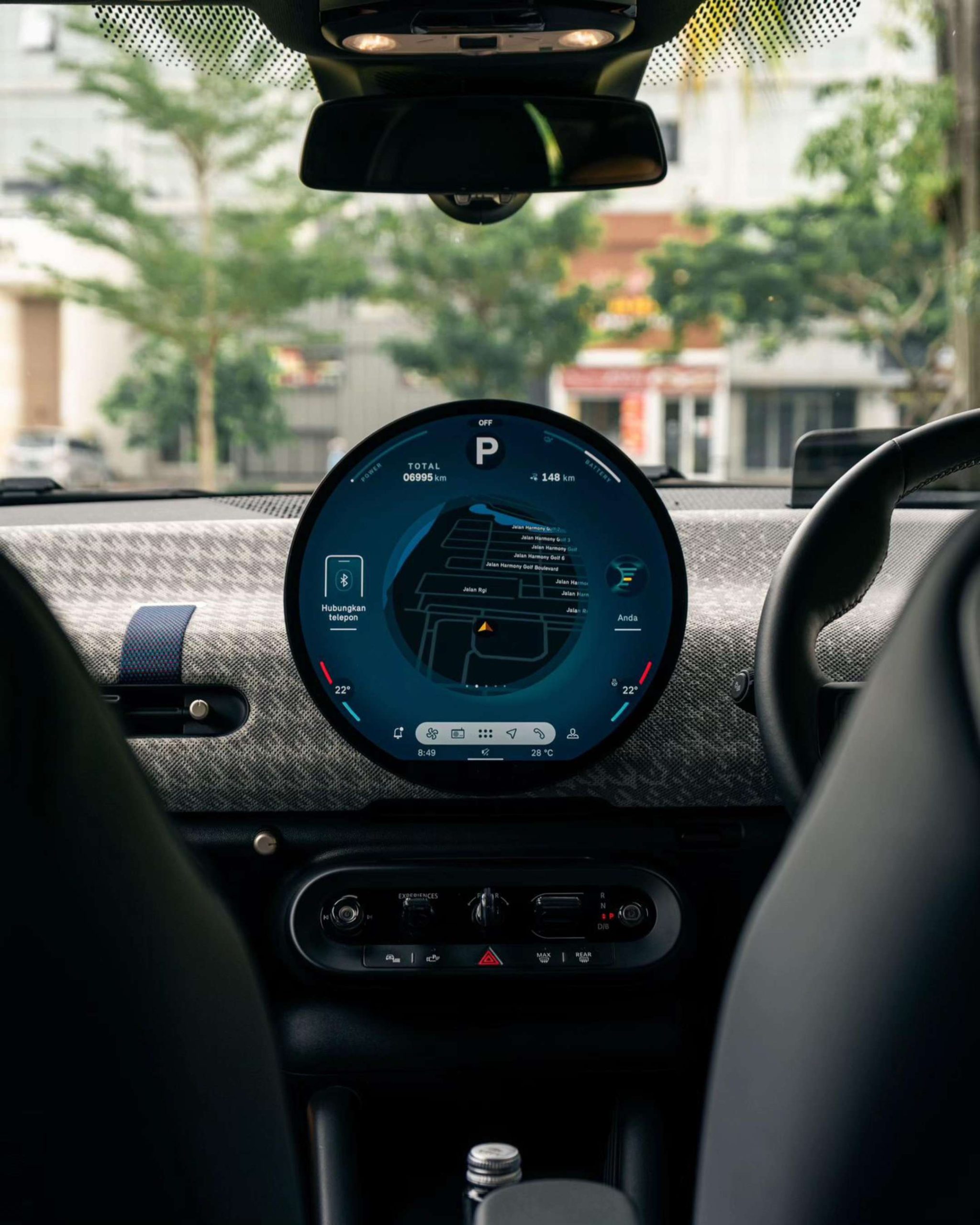 MINI Cooper Electric Interior Dashboard