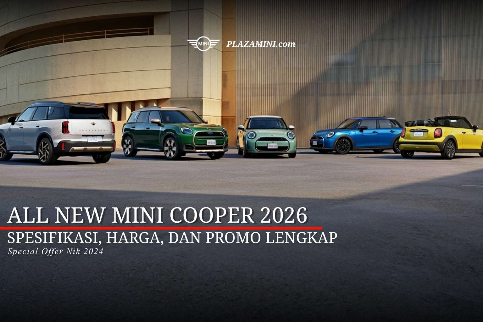 All Lineup MINI Cooper 2026, Pricelist, spec, promo